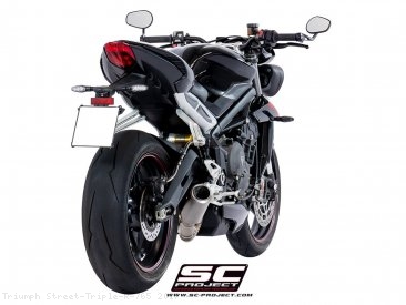 CR-T Exhaust by SC-Project Triumph / Street Triple R 765 / 2017