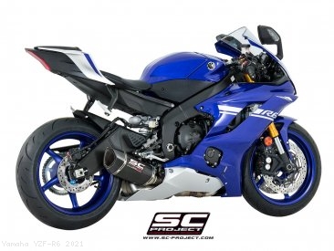 SC1-R Exhaust by SC-Project Yamaha / YZF-R6 / 2021