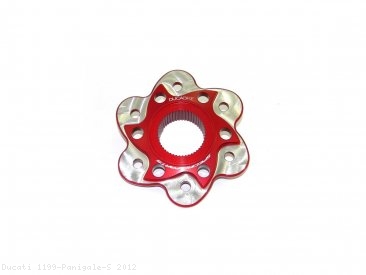 6 Hole Rear Sprocket Carrier Flange Cover by Ducabike Ducati / 1199 Panigale S / 2012