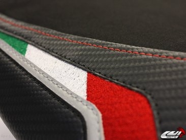 Luimoto "TEAM ITALIA" RIDER Seat Cover Aprilia / RSV4 / 2013