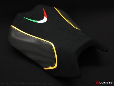 Luimoto "TEAM ITALIA" Seat Covers Aprilia / Tuono V4 1100 Factory / 2016