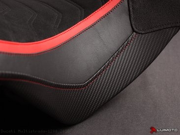 Luimoto "TEAM ITALIA" RIDER Seat Cover Ducati / Multistrada 1200 / 2016