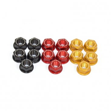 5 Piece Rear Sprocket Carrier Flange Nut Set by Ducabike