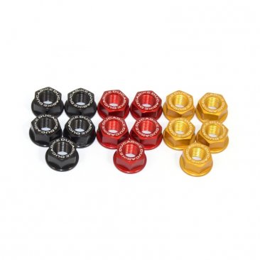 5 Piece Rear Sprocket Carrier Flange Nut Set by Ducabike