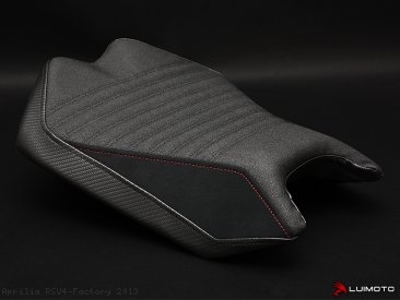 Luimoto "CORSA EDITION" RIDER Seat Cover Kit Aprilia / RSV4 Factory / 2013