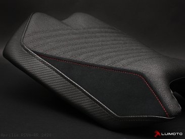 Luimoto "CORSA EDITION" RIDER Seat Cover Kit Aprilia / RSV4 RR / 2020