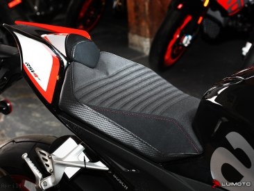 Luimoto "CORSA EDITION" RIDER Seat Cover Kit Aprilia / RSV4 / 2008