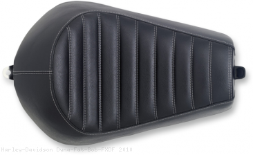 Horizontal Tuck n' Roll Champion Seat by Biltwell Harley Davidson / Dyna Fat Bob FXDF / 2010