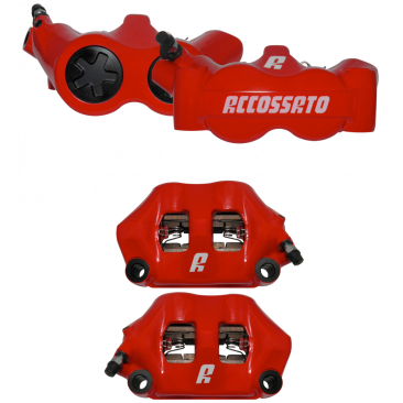 100mm Forged Monoblock Radial Brake Calipers by Accossato Racing