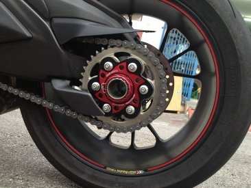 6 Hole Rear Sprocket Carrier Flange Cover by Ducabike Ducati / 1198 / 2011