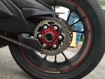 6 Hole Rear Sprocket Carrier Flange Cover by Ducabike Ducati / Streetfighter 1098 S / 2010