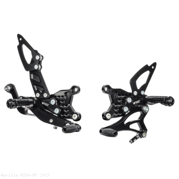 Adjustable Rearsets by Bonamici Aprilia / RSV4 RF / 2017