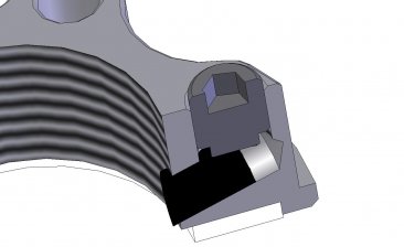 Aluminum Top Yoke Nut by Gilles Tooling