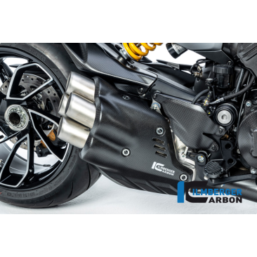 Carbon Fiber Muffler Cover by Ilmberger Carbon