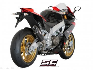 Race Oval Exhaust by SC-Project Aprilia / RSV4 R / 2011