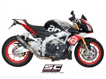 Race Oval Exhaust by SC-Project Aprilia / Tuono V4 1100 RR / 2015