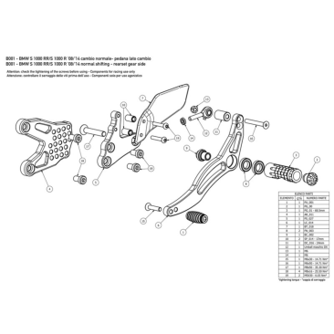 Adjustable Rearsets by Bonamici