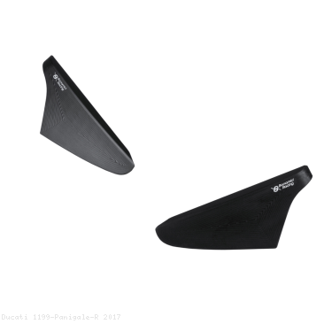 Billet Aluminum Mirror Block Off Plates by Bonamici Ducati / 1199 Panigale R / 2017