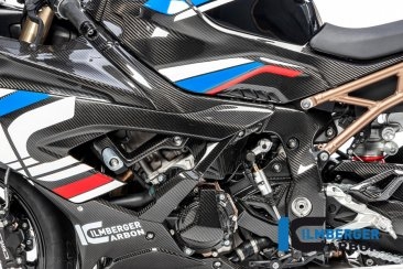 Carbon Fiber Left Side Large M Version Frame Cover by Ilmberger Carbon BMW / S1000RR Sport / 2020