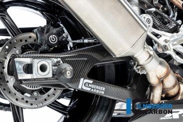 Carbon Fiber Right Side Swingarm Cover by Ilmberger Carbon