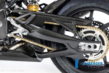 Carbon Fiber Left Side Swingarm Cover by Ilmberger Carbon BMW / S1000RR / 2021