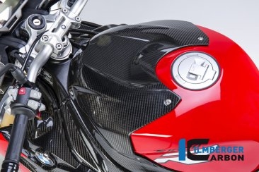 Carbon Fiber Upper Tank Cover by Ilmberger BMW / S1000R / 2017