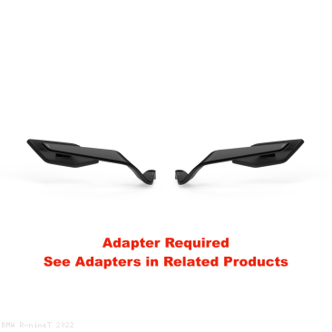 "STEALTH" Naked MAX Winglet Mirror Set by Rizoma BMW / R nineT / 2022