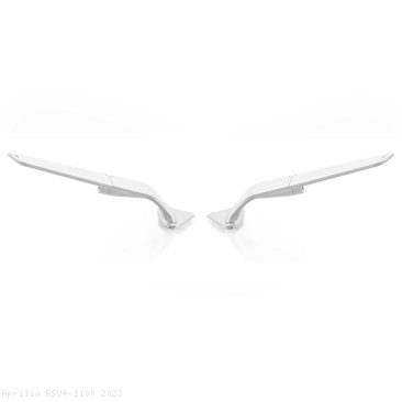 Open Box "STEALTH" Sport Mount Style Winglet Mirror Set by Rizoma Aprilia / RSV4 1100 / 2023