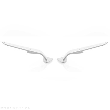 Open Box "STEALTH" Sport Mount Style Winglet Mirror Set by Rizoma Aprilia / RSV4 RF / 2017