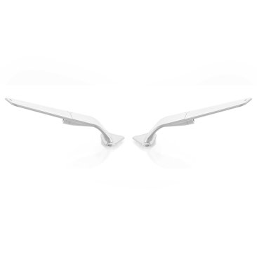 Open Box "STEALTH" Sport Mount Style Winglet Mirror Set by Rizoma