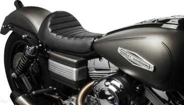 Horizontal Tuck n' Roll Champion Seat by Biltwell Harley Davidson / Dyna Fat Bob FXDF / 2016