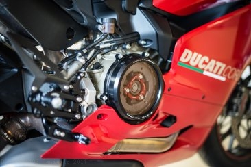 Clear Clutch Cover Oil Bath by Ducabike Ducati / 1199 Panigale / 2014