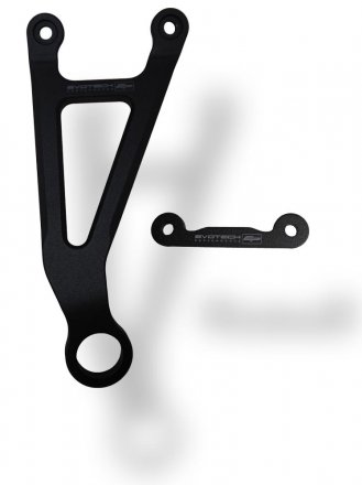 Exhaust Hanger Bracket with Passenger Peg Blockoff by Evotech Performance