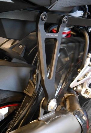 Exhaust Hanger Bracket with Passenger Peg Blockoff by Evotech Performance BMW / S1000R / 2019