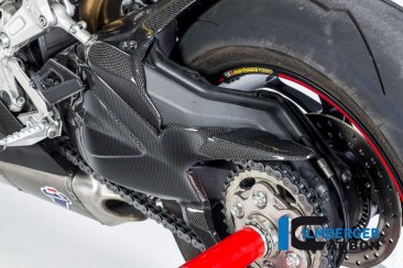 Carbon Fiber Swingarm Cover by Ilmberger Carbon