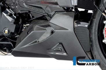 Carbon Fiber RIGHT SIDE Bellypan by Ilmberger Carbon Ducati / Diavel 1260 / 2020