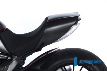 Carbon Fiber Passenger Seat Cover by Ilmberger Carbon Ducati / Diavel / 2010