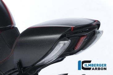 Carbon Fiber Passenger Seat Cover by Ilmberger Carbon Ducati / Diavel / 2017