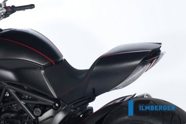 Carbon Fiber Passenger Seat Cover by Ilmberger Carbon Ducati / Diavel / 2011