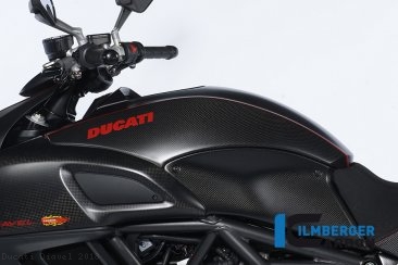 Carbon Fiber Tank Cover by Ilmberger Carbon Ducati / Diavel / 2018