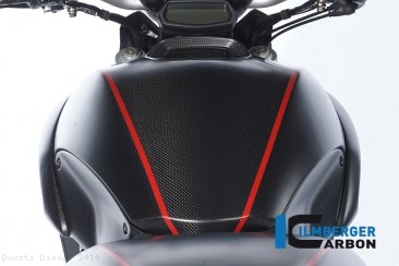 Carbon Fiber Tank Cover by Ilmberger Carbon Ducati / Diavel / 2014