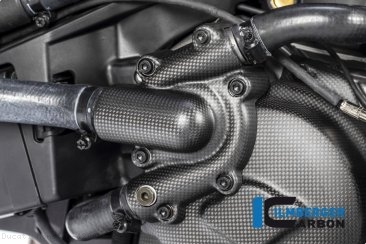 Carbon Fiber Water Pump Cover by Ilmberger Carbon Ducati / Monster 1200 / 2019