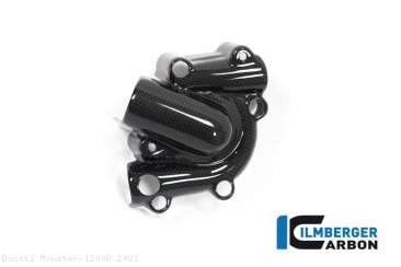 Carbon Fiber Water Pump Cover by Ilmberger Carbon Ducati / Monster 1200R / 2021