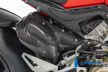 Carbon Fiber Exhaust Heat Shield by Ilmberger Carbon Ducati / Panigale V4 Speciale / 2018