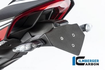 Carbon Fiber License Plate Holder by Ilmberger Carbon Ducati / Panigale V4 R / 2020