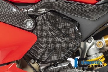 Carbon Fiber Left Side Cylinder Head Cover by Ilmberger Carbon Ducati / Streetfighter V4 / 2020