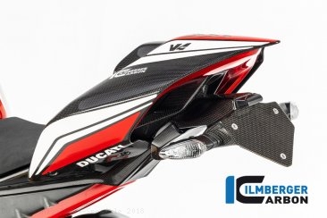 Carbon Fiber License Plate Holder by Ilmberger Carbon Ducati / Panigale V4 Speciale / 2018