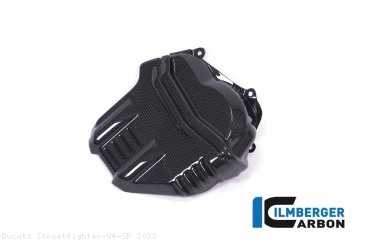 Carbon Fiber Left Side Cylinder Head Cover by Ilmberger Carbon Ducati / Streetfighter V4 SP / 2023