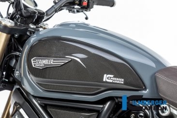 Carbon Fiber Tank Side Panel by Ilmberger Carbon Ducati / Scrambler 1100 Sport / 2019