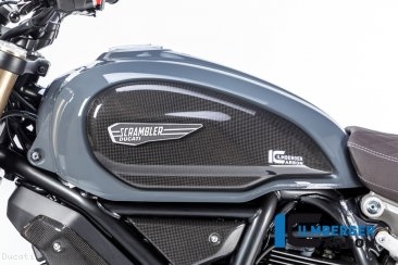 Carbon Fiber Tank Side Panel by Ilmberger Carbon Ducati / Scrambler 1100 Sport / 2019